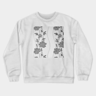 Floral Design Crewneck Sweatshirt